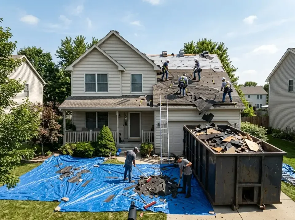 roof-replacement-debris-remova-004 — frequently asked questions, Cheapest Dumpster Rentals in Cary, IL